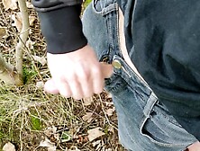 Hawt Dude Masturbating In the forest