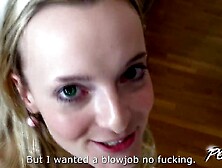 Povbitch - Green shiny eyes golden-haired teen creampied