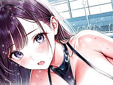 【Ai Art】Sleazy Swimming Club　～My Gf Who Always Shows Me Her Sweet Breasts. ～