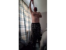 Hanging myself with belt