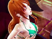 Nami's pool party in 3D hentai with big tits and verified amateurs
