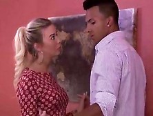 Shredded Latino Dude Fucks A Beautiful Blonde Shemale Really Hard