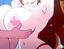 Kame Paradise Multiversex three - Roshi Banging the Large Breasts of Android twenty one