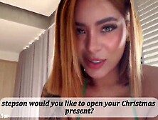 Perky Christmas,  stepson.  This day I will fulfill your dream of u filling me with milk.