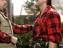 Hot Lumberjack Evan Stone Fucks Petite Bride Taylor Rain Hardcore