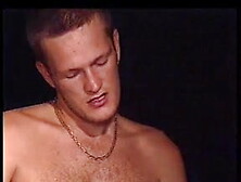 Italian threesome at cinema with 2 blonde MILFs