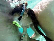 Gopro HD underwater sex on public beach Part 1