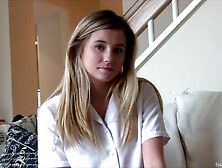 18yo Blonde Teen Student Carolina and the Head Master - Carolina sweets in amateur old and young hardcore