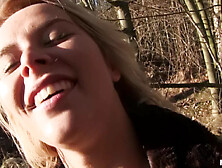 Euro Blonde Bangs Outdoors 2 - Public Park Sex With Pawg Blonde Nikky Dream