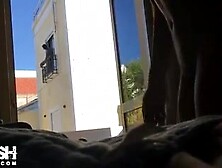 Teen Flash Neighbour In Window