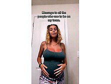 Very busty pregnant