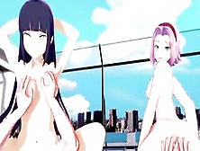 Naruto Hentai - Naruto X Hinata & Sasuke X Sakura