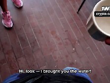 My superlatively good ally's stepfather gave me a great screw.