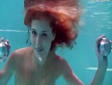 Sexy Underwater Redhead Nikita Vodorezova