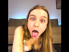 Fisting tight anal and ahegao with tongue
