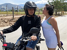 Sexy Latina Teen Manuela Alvarez Rides My Cock After I Pick Her Up On My Bike - Big Ass Twerking And Anal Fuck