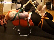 Preview: Perfect Session: Spanking,  Suspended Shibari Hogtie,  Vibrator Orgasms - Verified Amateurs