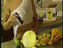 Hot Babe Fucked While Cooking