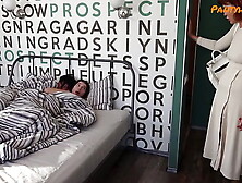 Stepmom Walks In On Step Daughter Having Sex and Joins In FFM Threesome