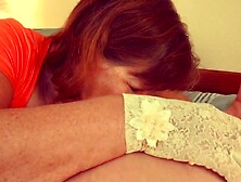 Scooby Doo Velma cosplay oral-job to a throat filled with cum