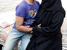 Desi Hindu Boy Invites Muslim Girlfriend to Hotel Room for Secret Sex - Blowjob & Creampie