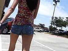 Nice jailbait in cutoffs