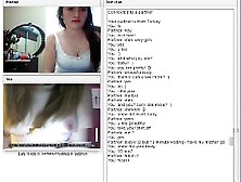 Chatroulette #63 Horny Turkish Little Shy Masturbates