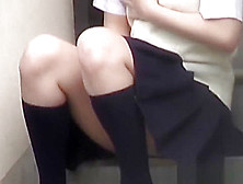 Japanese Teenagers Peeing