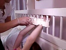 Restrained Girlfriend Tricked By Her Partner