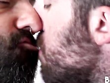 Two Bearded Guys Are Kissing And Butt-Fucking In Gay Sex Video