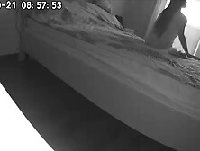 A Camera And Filmed The Cheating Of Her Husband And Housekeeper.  Real Video