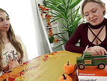 Step Sis Bonding Previous to Thanksgiving Dinner - Breezy Bri