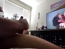 Watching Porn And Jerking With A Blunt And.  No Edits.