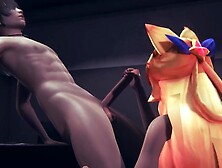 LOL Cartoon - Ahri Star Guardian Hand-job