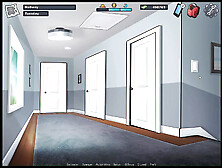 MC picking up Jenny (Monica) in the bathroom