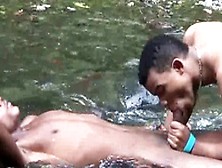 Passion-Driven Latino Boys Having Outdoor Anal