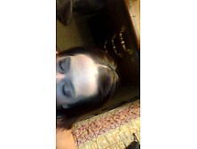 Dirty slut takes a facial