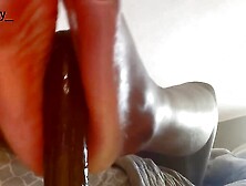 You like my big pretty feet? You wanna suck them. You want to put your dick in between my toes until you cum all over them.