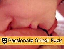 Passionate Grindr Fuck - Daddy Barebacks Caged Lingerie Slut