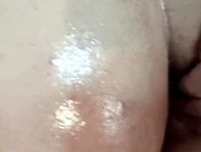 Large buble booty shaking oiled