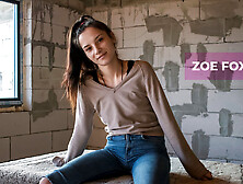 Zoe Foxxy - Quick Fucking In An Abandoned Building; Amateur Action In The Shed