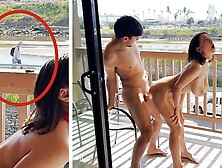 Fucking real Muslim twat in public outdoors.  Real Arab breasts