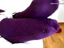 Tied Up With Ropes On Bed