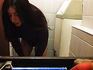 Girl On Toilet Scenes Pissing And Drying Out Cunt