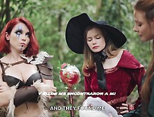 Extra Juego De Rol - Sexy Brunette Babes In Cosplay Hardcore