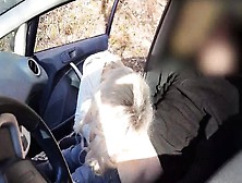 Public dick flash - Runner girl caught me and helped me cum