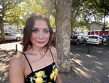 She goes under the desk for a waitress position