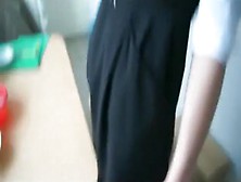 French hiddenary sucks and doggystyle fucks the boss at work