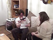 Big dick satisfies a chubby babe