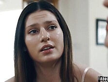 Stepdad and stepdaughter Kamryn Jade gets caught fucking